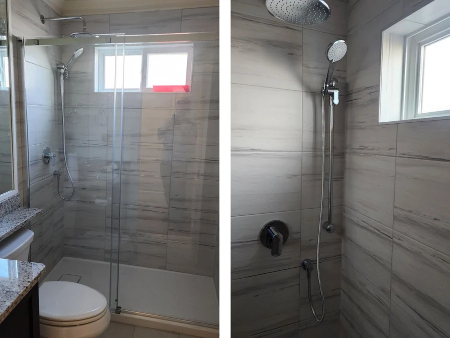 shower installation.