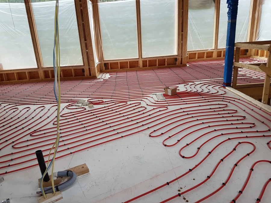 in floor heating matinee mechanical.